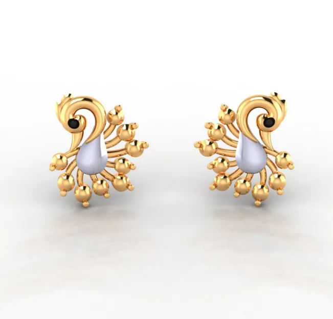 Peacock Earrings